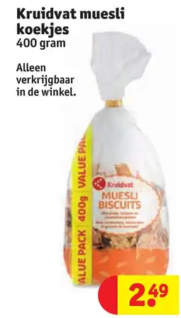 Kruidvat Kruidvat muesli koekjes aanbieding