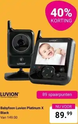 Van Asten BabySuperstore Babyfoon Luvion Platinum X aanbieding