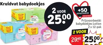 Kruidvat Kruidvat babydoekjes aanbieding