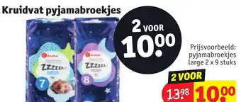 Kruidvat Kruidvat pyjamabroekjes aanbieding