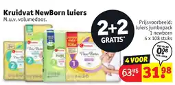 Kruidvat Kruidvat NewBorn luiers aanbieding