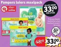 Kruidvat Pampers luiers maxipack aanbieding