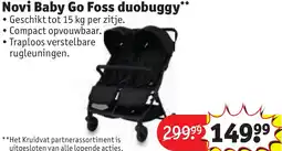 Kruidvat Novi Baby Go Foss duobuggy aanbieding