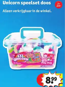 Kruidvat Unicorn speelset doos aanbieding