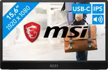 Bol.com MSI Pro MP161 E2 - Portable USB-C Monitor - Full HD - 15.6 inch aanbieding