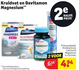 Kruidvat Kruidvat en Davitamon Magnesium aanbieding