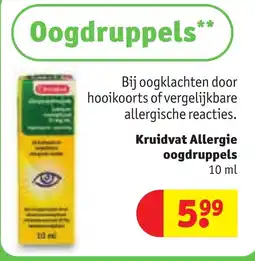 Kruidvat Kruidvat Allergie oogdruppels aanbieding