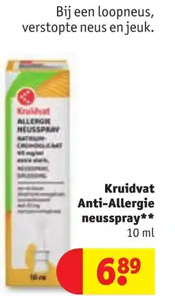 Kruidvat Kruidvat allergie neusspray atrum aanbieding