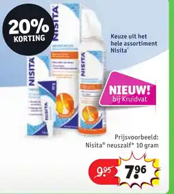 Kruidvat Keuze uit het hele assortiment Nisita aanbieding