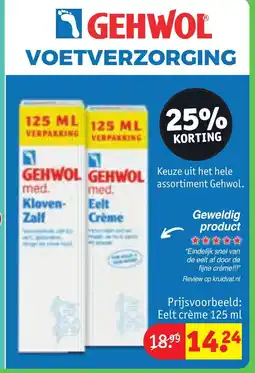 Kruidvat Keuze uit het hele assortiment Gehwol aanbieding