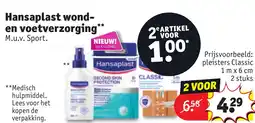 Kruidvat Hansaplast wond en voetverzorging aanbieding