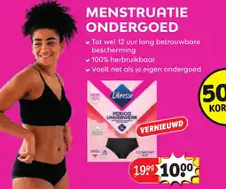 Kruidvat Menstruatie ondergoed aanbieding