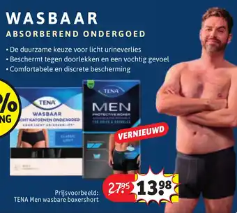 Kruidvat TENA Men wasbare boxershort aanbieding