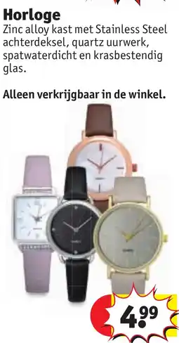 Kruidvat Horloge aanbieding