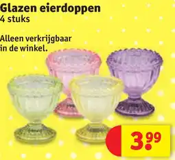 Kruidvat Glazen eierdoppen aanbieding