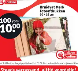 Kruidvat Kruidvat Merk fotoafdrukken aanbieding