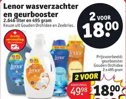 Kruidvat Lenor wasverzachter aanbieding