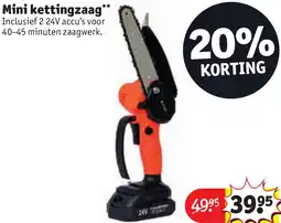 Kruidvat Mini kettingzaag aanbieding