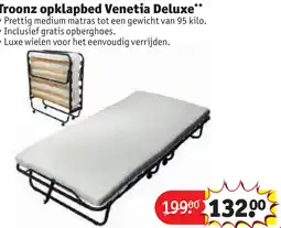 Kruidvat Troonz opklapbed Venetia Deluxe aanbieding