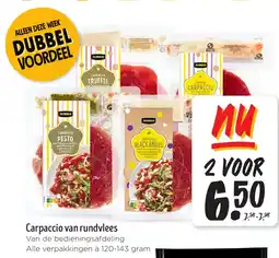 Jumbo Carpaccio van rundvlees aanbieding