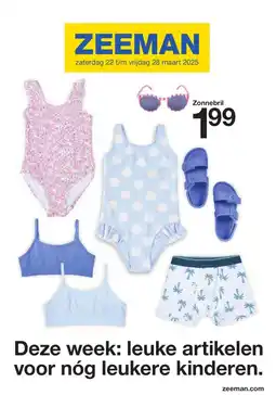 Zeeman Zonnebril aanbieding