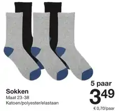 Zeeman Sokken aanbieding