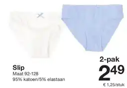 Zeeman Slip aanbieding