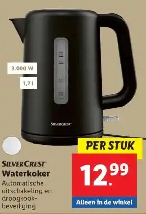 Lidl Waterkoker aanbieding