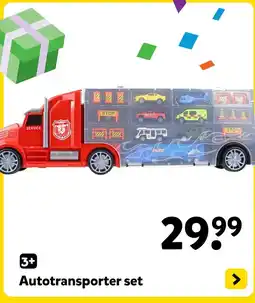 Intertoys Autotransporter set aanbieding