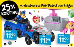 Intertoys PAW Patrol voertuigen aanbieding