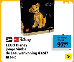 Intertoys LEGO Disney jonge Simba de Leeuwenkoning 43247 aanbieding