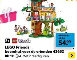 Intertoys LEGO Friends boomhut voor de vrienden 42652 aanbieding