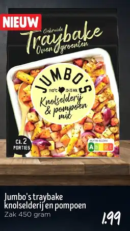 Jumbo Jumbo's traybake knolselderijen pompoen aanbieding