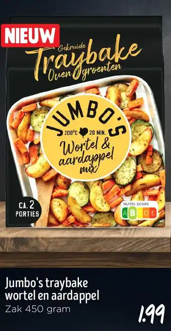 Jumbo Jumbo's traybake wortel en aardappel aanbieding