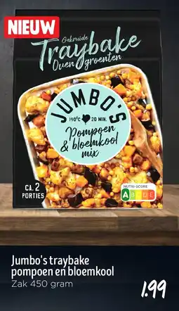 Jumbo Jumbo's traybake pompoen en bloemkool aanbieding