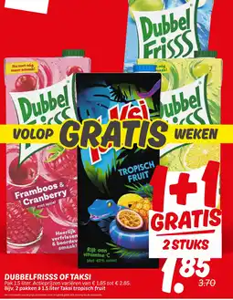 Dekamarkt Dubbelfrisss of taksi aanbieding