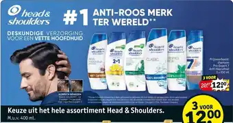 Kruidvat head & shoulders aanbieding