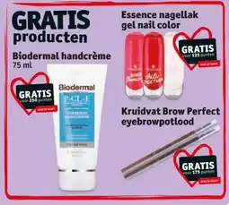 Kruidvat GRATIS producten aanbieding