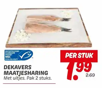 Dekamarkt DEKAVERS MAATJESHARING aanbieding