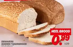 Dekamarkt Dekavers boeren tijgerbrood aanbieding