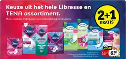 Kruidvat Libresse en Tena aanbieding