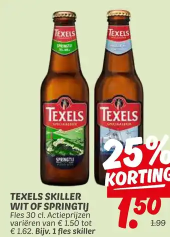 Dekamarkt Texels skiller wit of springtij aanbieding