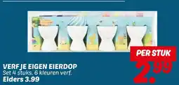 Dekamarkt Verfje eigen eierdop aanbieding