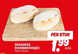 Dekamarkt Dekavers roombroodjes aanbieding