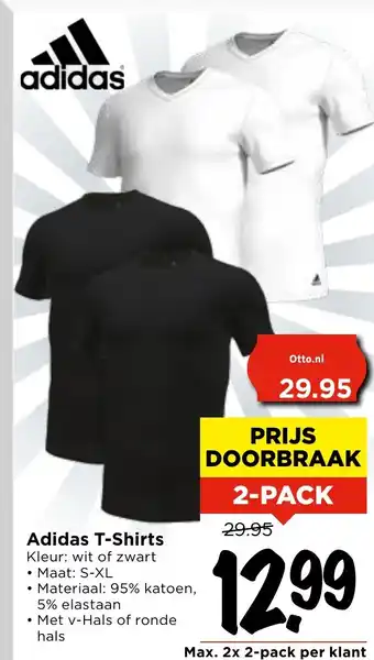 Vomar Voordeelmarkt Adidas T Shirts aanbieding