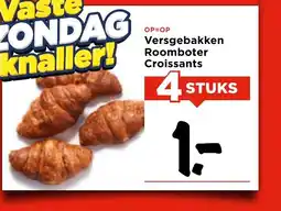 Vomar Voordeelmarkt Versgebakken Roomboter Croissants aanbieding