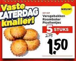 Vomar Voordeelmarkt Versgebakken Roomboter Picolientjes aanbieding