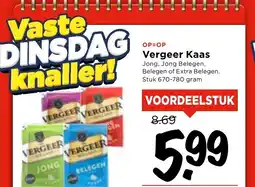 Vomar Voordeelmarkt Vergeer Kaas aanbieding