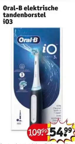 Kruidvat Oral-B elektrische tandenborstel i03 aanbieding