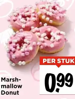 Vomar Voordeelmarkt Marsh- mallow Donut aanbieding